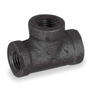 Black Malleable Iron Fittings Class 150   Tee Tee,2 1/2 In,Black Malle