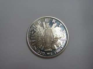 United States US 1789 1989 S Congressional Liberty Silver One Dollar $ 