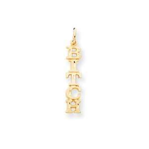   IceCarats Designer Jewelry Gift 10K 5 Lettered Talking Charm Jewelry