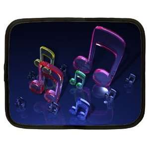 Brand New Laptop Netbook Notebook XXL Case Bag Song Music Note ~ Free 