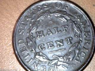 1809/6 OVERDATE HALF CENT  