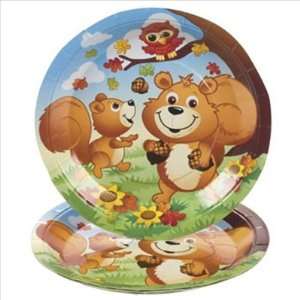 8 pack of Fall Animals Dinner Plates Toys & Games