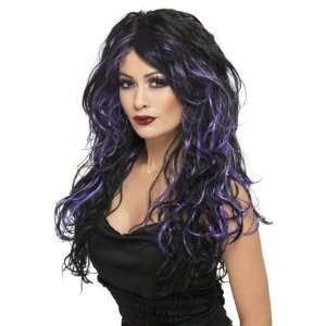 Gothic Bride Streaked Purple Wig Toys & Games