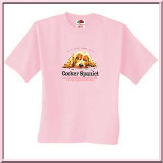 Funny Cocker Spaniel Chew Shoe T Shirt S,M,L,XL,2X,& 3X  