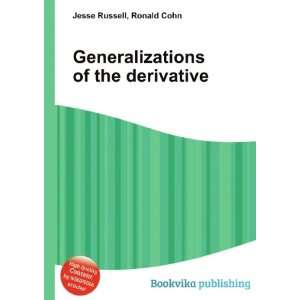    Generalizations of the derivative Ronald Cohn Jesse Russell Books