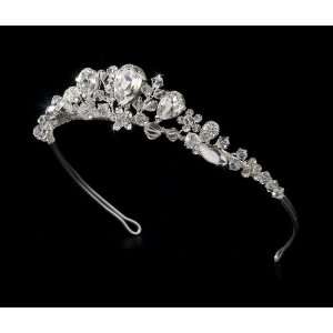  Swarovski Silver Bridal Tiara HP 8265 Beauty