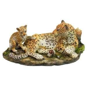  Leopard and Baby Sculpture 2