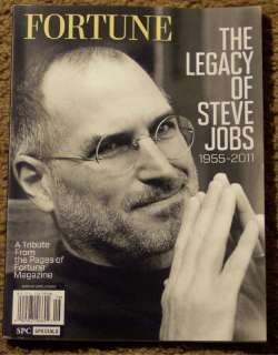 FORTUNE Tribute Issue STEVE JOBS 1955 2011 LEGACY SPC Specials 112 