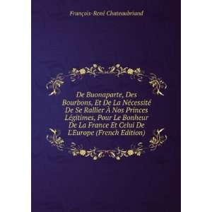   De La France Et Celui De LEurope (French Edition) FranÃ§ois RenÃ