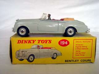 Dinky 194 Bentley S2 Coupe 1961   1967 in near mint condition in 