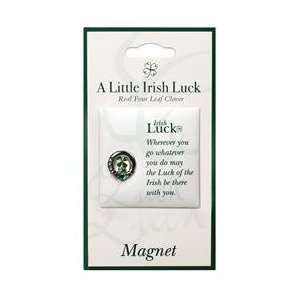  Four Leaf Clover Pillow Magnet,Claddagh Irish Luck 
