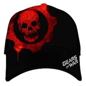  Gears of War Baseball Cap Red Skull Style 