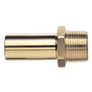 Push to connect compressed air system brass male stem adapter, 3/4 x 