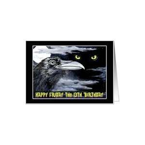  Freaky Friday the 13th Birthday Paper Greeting Cards Card 
