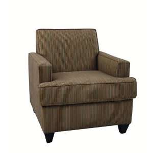  Sofa Chair Vertical Striped Pattern in Sage Green and 