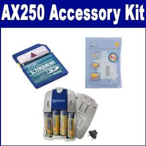  Fujifilm Finepix AX250 Digital Camera Accessory Kit 