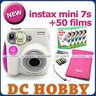 Fuji instax mini 7s Fujifilm instant Polaroid camera + 50 film