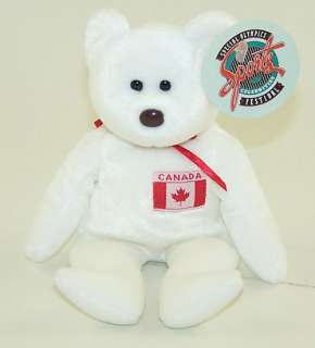 MAPLE the BEAR (SPECIAL OLYMPICS HANG TAG   CANADA EXCLUSIVE) TY 