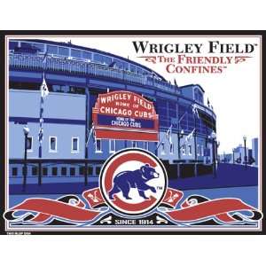  Wrigley Field   Chicago Cubs   Sports Propaganda LE Screen 