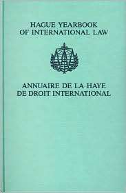 Hague Yearbook of International Law / Annuaire de La Haye de Droit 