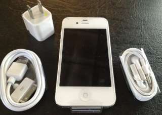 Apple iPhone 4   16GB   White (Verizon) Smartphone w/Accesories, No 