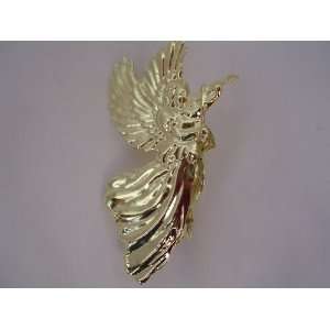 Angel with Violin Christmas Ornament Clip on or Napkin Holder Rings 