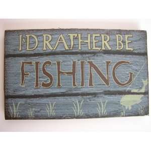  Rather Be Fishing Magnet