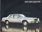 FORD GRANADA 1977 2 4 door Sedan Coupe Ghia brochure 77  