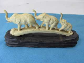 Vintage Hand Carved Animals and Letter Opener  