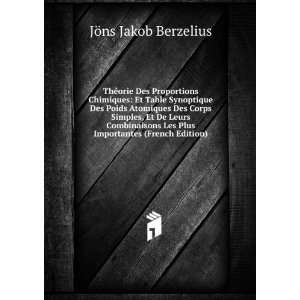   (French Edition) JÃ¶ns Jakob Berzelius  Books