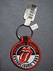 ROLLING STONES STICKY FINGERS CIRCLE PATCH KEYCHAIN NEW