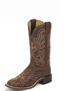 NIB Womens Tony Lama 7930L Western Cross Cowboy Boots  