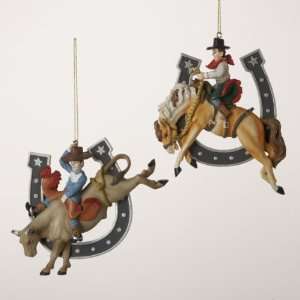  Club Pack of 12 Wild West Rodeo Cowboy with Horseshoe 