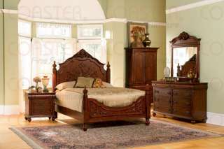 Cherry Queen Size Poster Bed   FREE S/H  