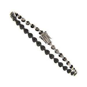   Sterling Silver Marcasite Teardrop Design Bracelet Jewelry