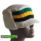 Rasta Beanie Kufi Hat Cap Jamaica Reggae Negril Irie SM