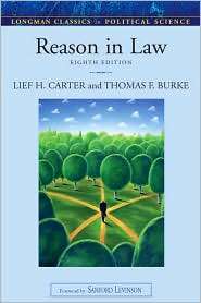 Reason in Law, (0205745393), Lief Carter, Textbooks   