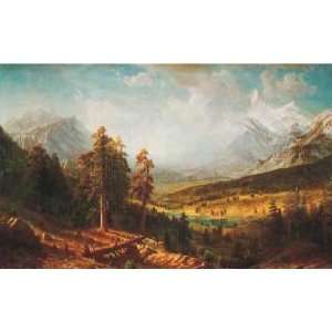  Albert Bierstadt 36W by 21H  Estes Park Super Resin 