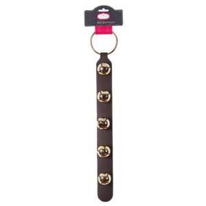  Trim a Home Brown Strap with Gold Bells Christmas 