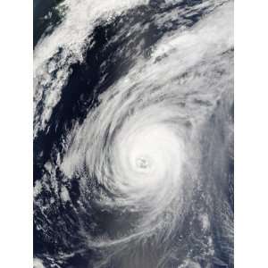 Typhoon Sudal South of Japan Premium Poster Print by Stocktrek Images 