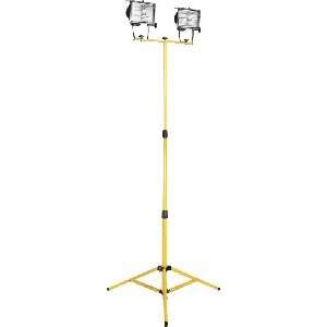   500W Quartz Worklights W/ Tripod & Lamps