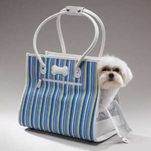   Stripe Pet Carrier   Hold up to 22lbs 