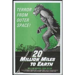  20 Million Miles to Earth Movie Poster (27 x 40 Inches 