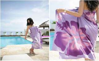 Swimsuit Beach Cover Up Dress Sarong Scarf Pareo NEW  