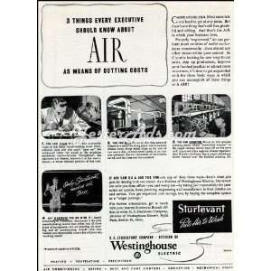   Ad B.F. Sturtevant Company Westinghouse Sturtevant puts air to work