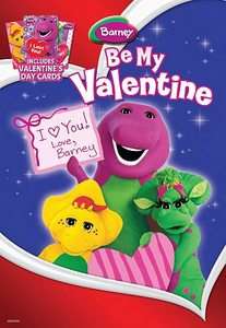     Love, Barney DVD, 2010, With 3 Valentines Day Cards  