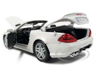 2011 MERCEDES SL63 SL 63 CONVERTIBLE AMG WHITE 1/18  