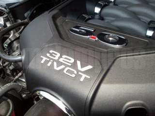 2011 2012 MUSTANG GT 32V TiVCT Engine Cover Letters Fills Color