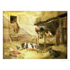 Farmyard Scene Animal Giclee Poster Print by John Frederick Herring I 