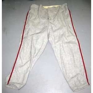   Wilson Button Fly Wool Game Used Baseball Pants